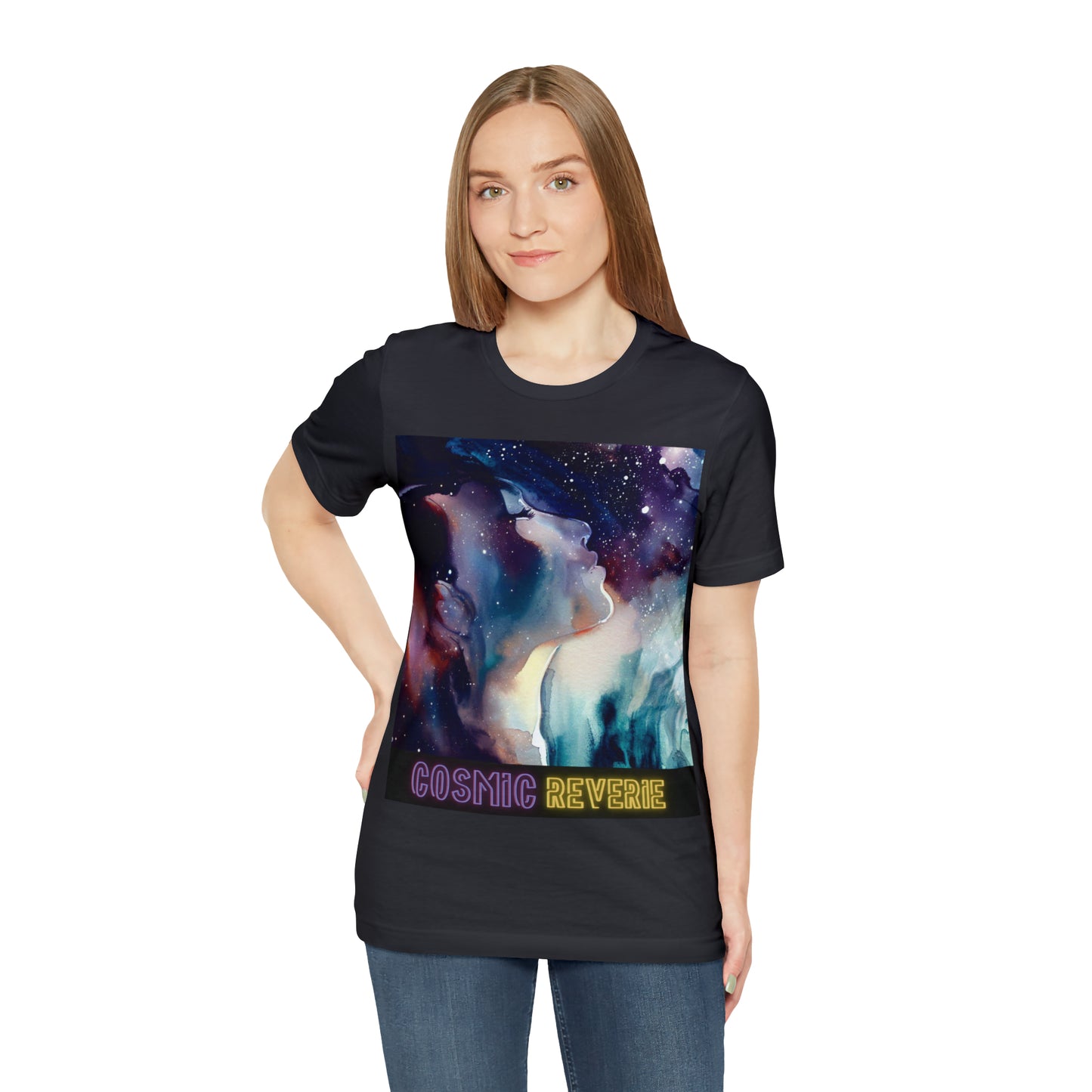 Cosmic Reverie: Galactic Dreamer Unisex Tee | Starry Journeys T-Shirts