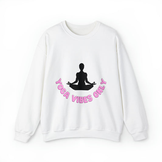 Elevate Your Flow Sweatshirt | Yoga Vibes Only Sweatshirt