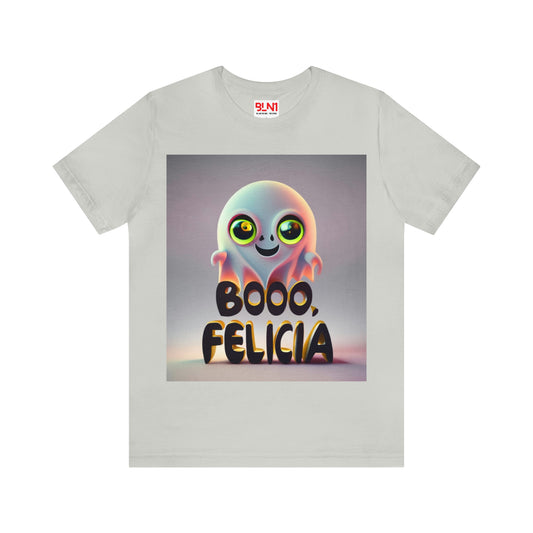 Boo Felicia Halloween T-shirt, Stylish Spooky Wear | Halloween Vibes Tee