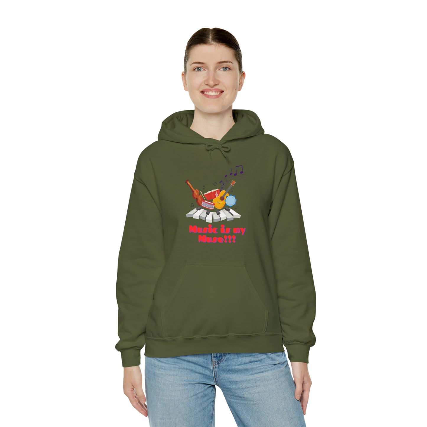 Harmonize with Melodic Magic: Music is my Muse Hoodie | Melodic Magic Hoodies