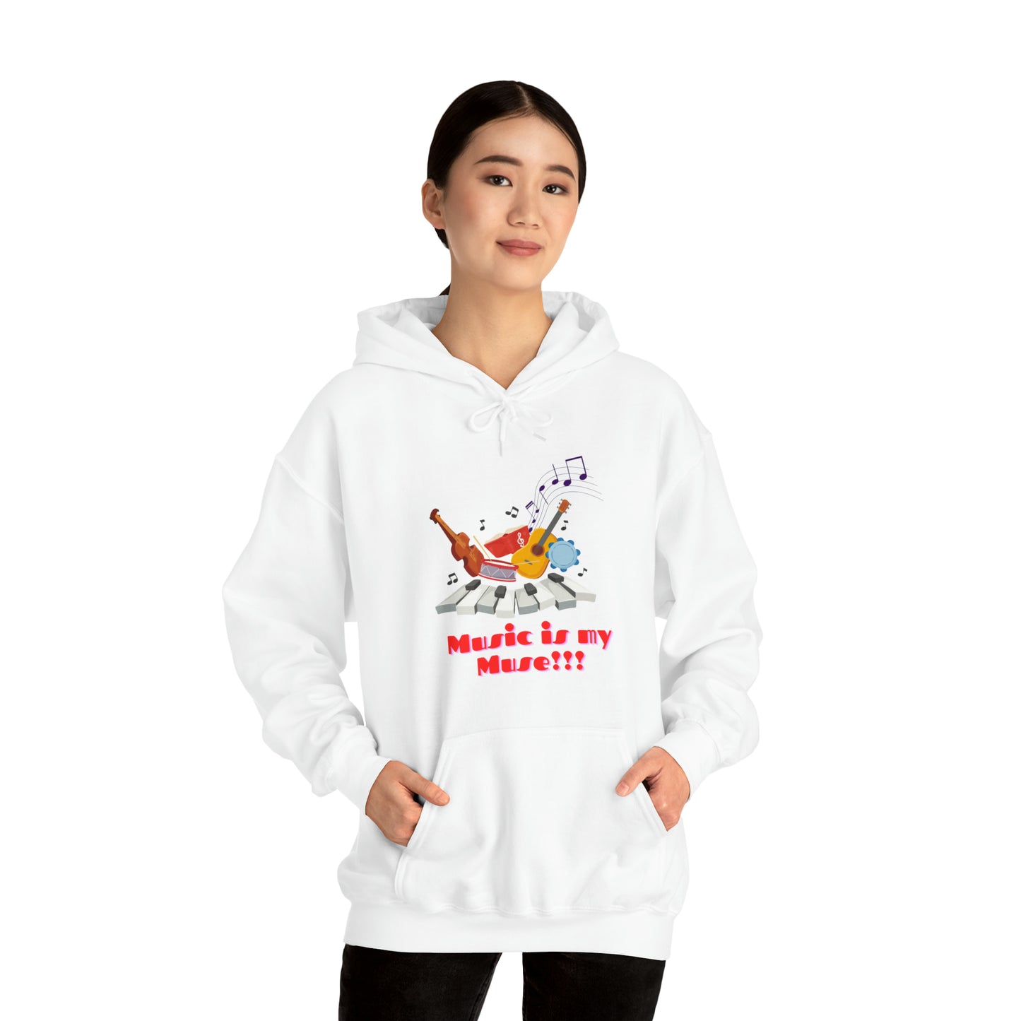 Harmonize with Melodic Magic: Music is my Muse Hoodie | Melodic Magic Hoodies