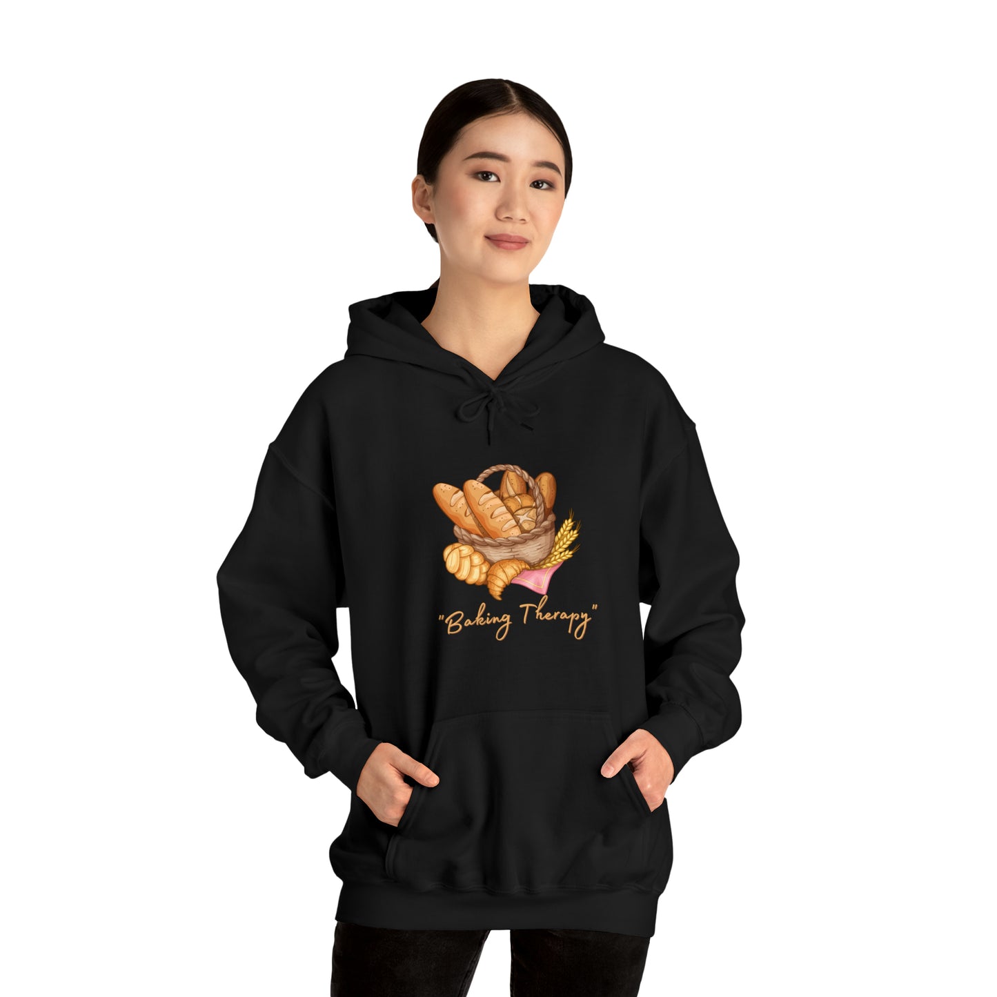 Baking Therapy Unleashed: Bake Away Stress Hoodie | Whisking Serenity Hoodies