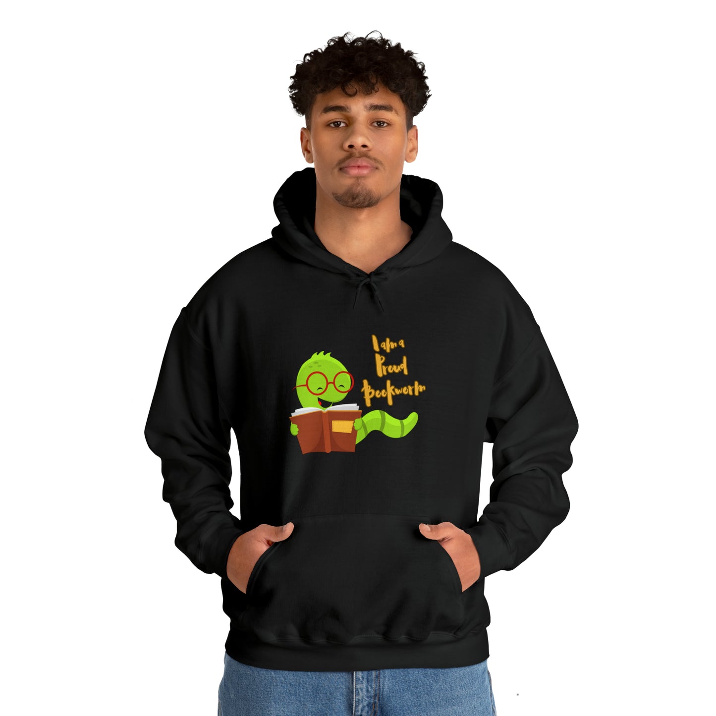 Literary Passion Unleashed: Bookworm & Proud Hoodie | Literary Passion Unleashed Unisex Hoodies