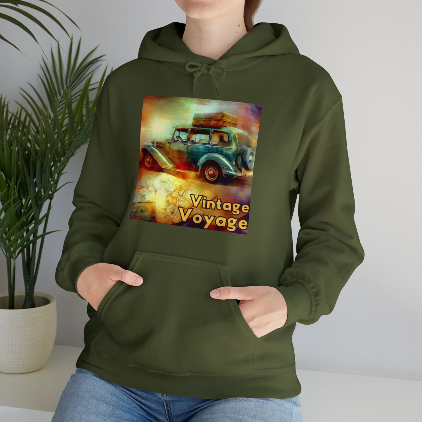 Vintage Voyage: Retro Roadtrip Unisex Hoodie | Classic Adventure Hoodies