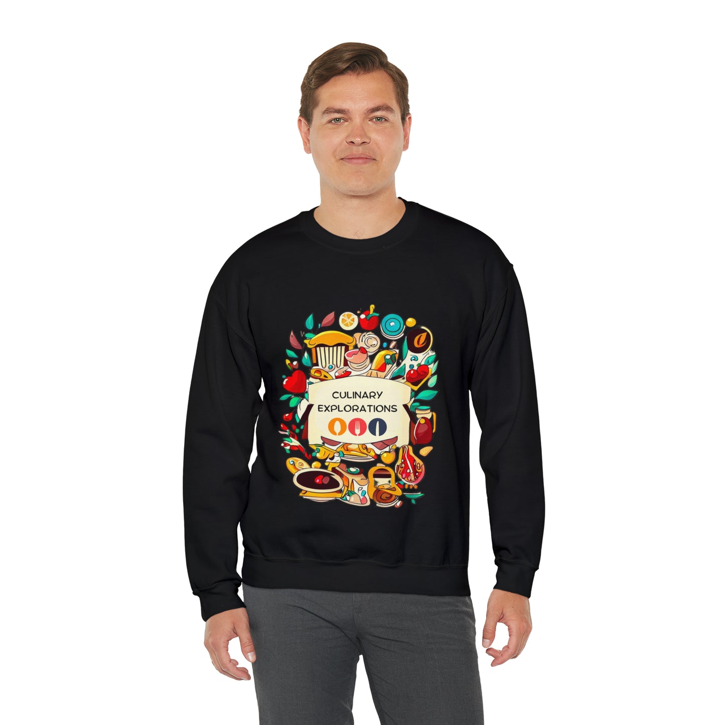 Culinary Explorations Sweatshirt | Foodie Adventures Unisex Sweatshirt