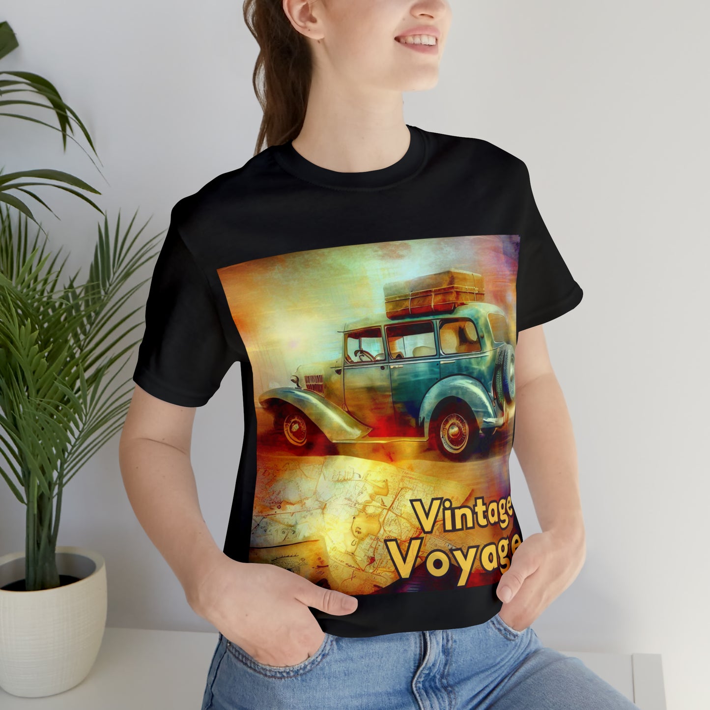 Vintage Voyage: Retro Roadtrip Unisex Tee | Classic Adventure T-Shirts