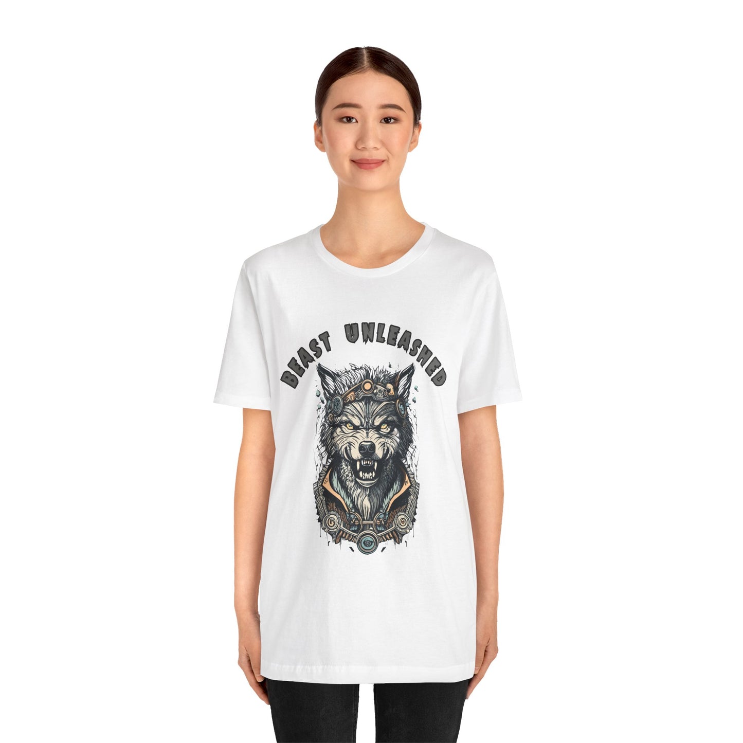 Dramatic Werewolf Transformation: Unleash the Beast T-Shirt | Halloween Vibes Tee