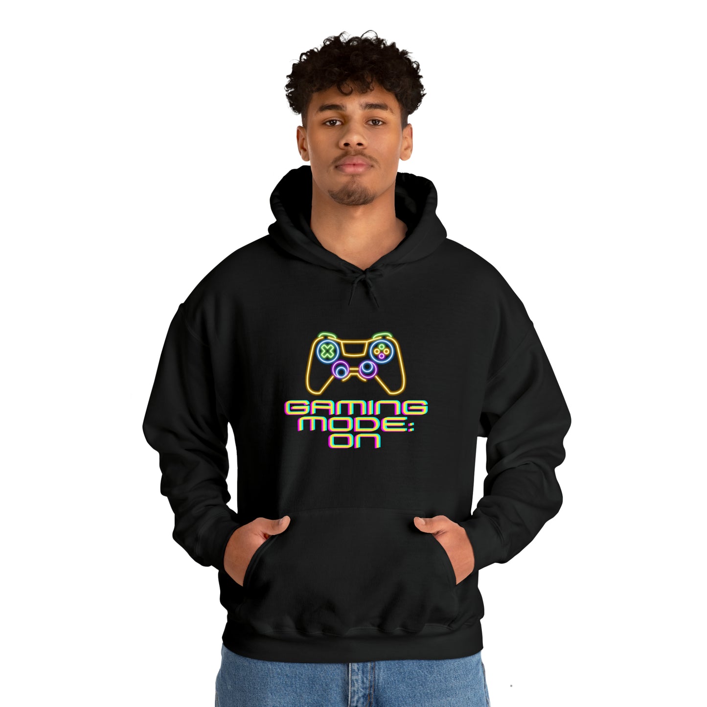 Pixel Power Activated: Gaming Mode ON Hoodie | Level Up Hoodies