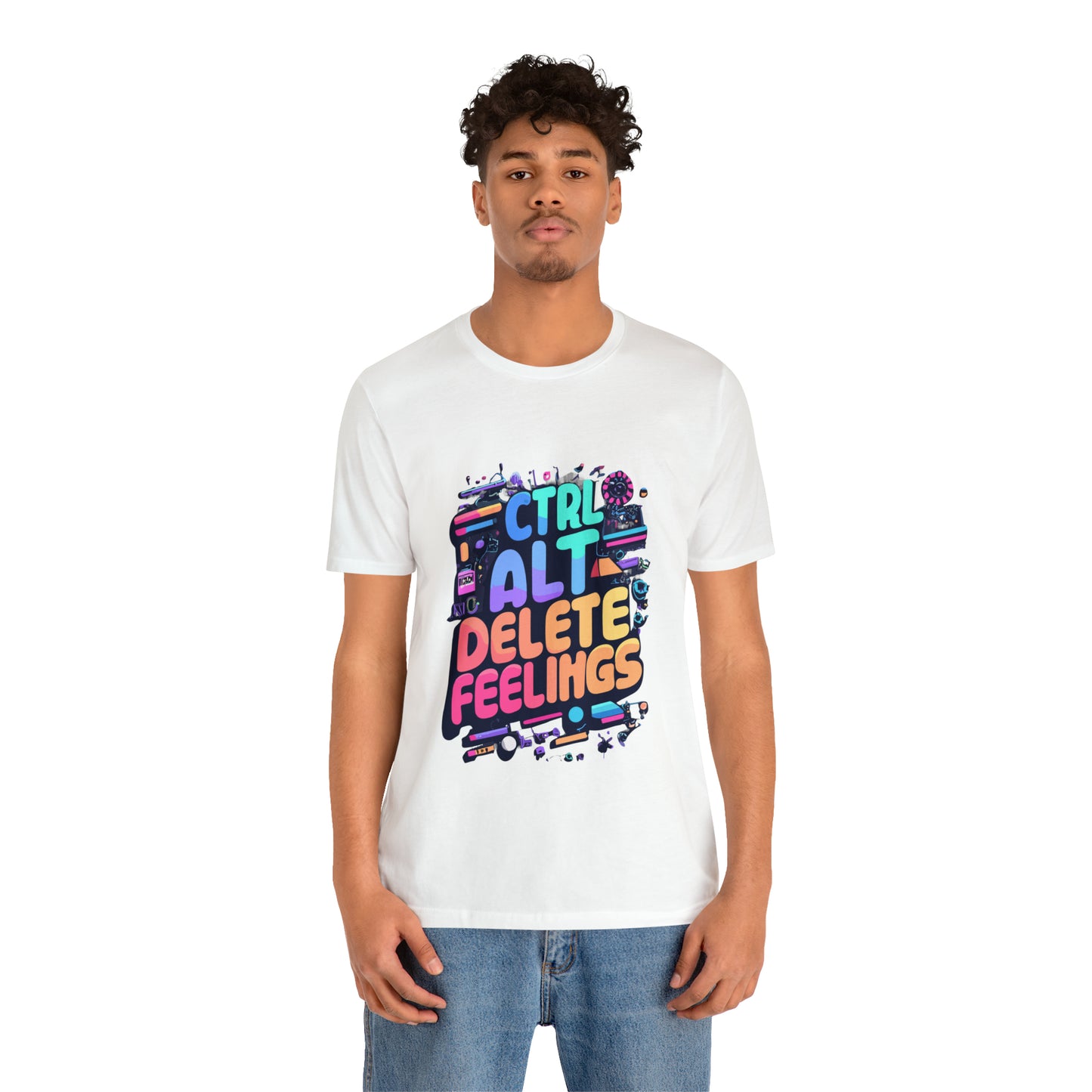 Ctrl+Alt+Delete Feelings: Embrace Emojis on This Tee! | Be Like No One(BLN1) T-Shirts