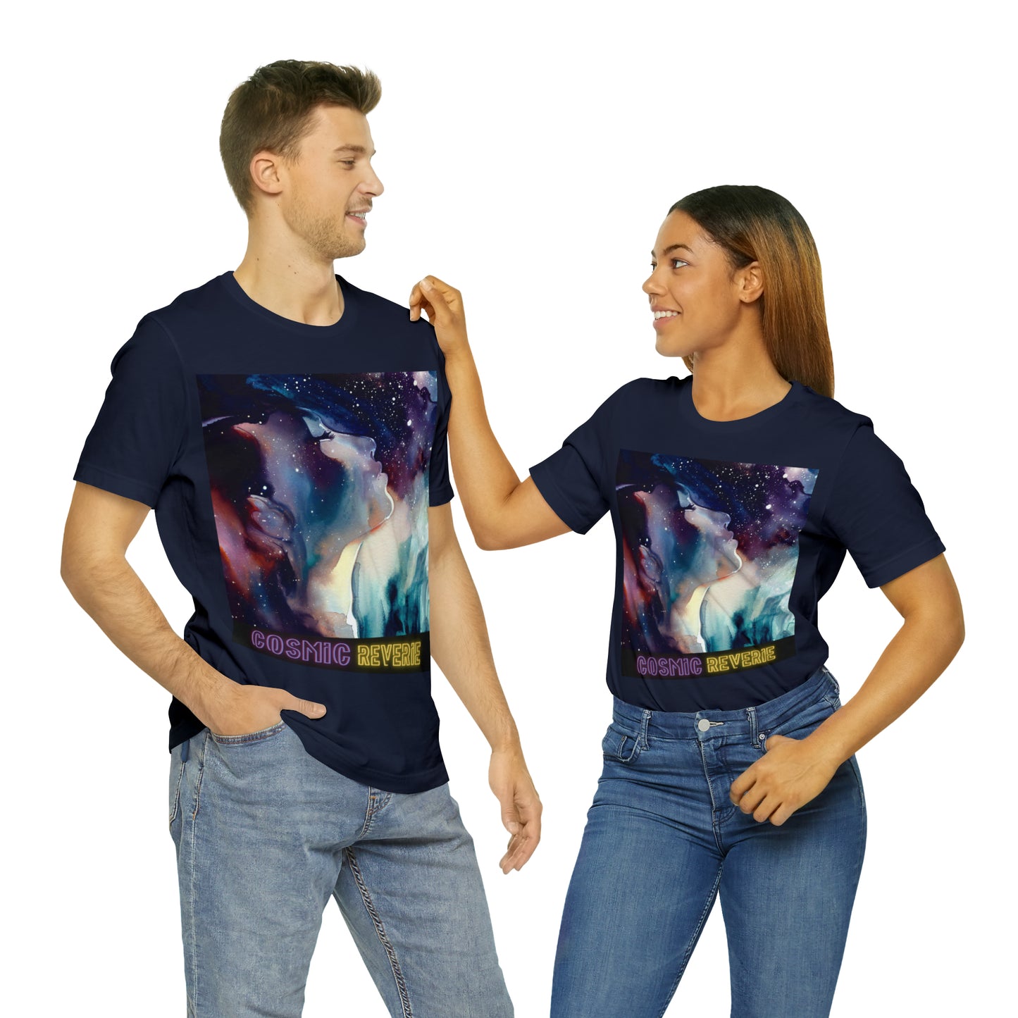 Cosmic Reverie: Galactic Dreamer Unisex Tee | Starry Journeys T-Shirts