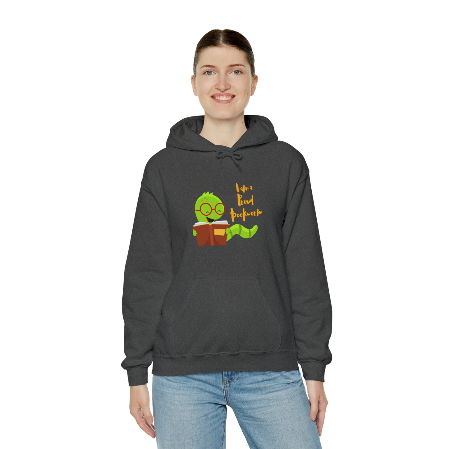 Literary Passion Unleashed: Bookworm & Proud Hoodie | Literary Passion Unleashed Unisex Hoodies