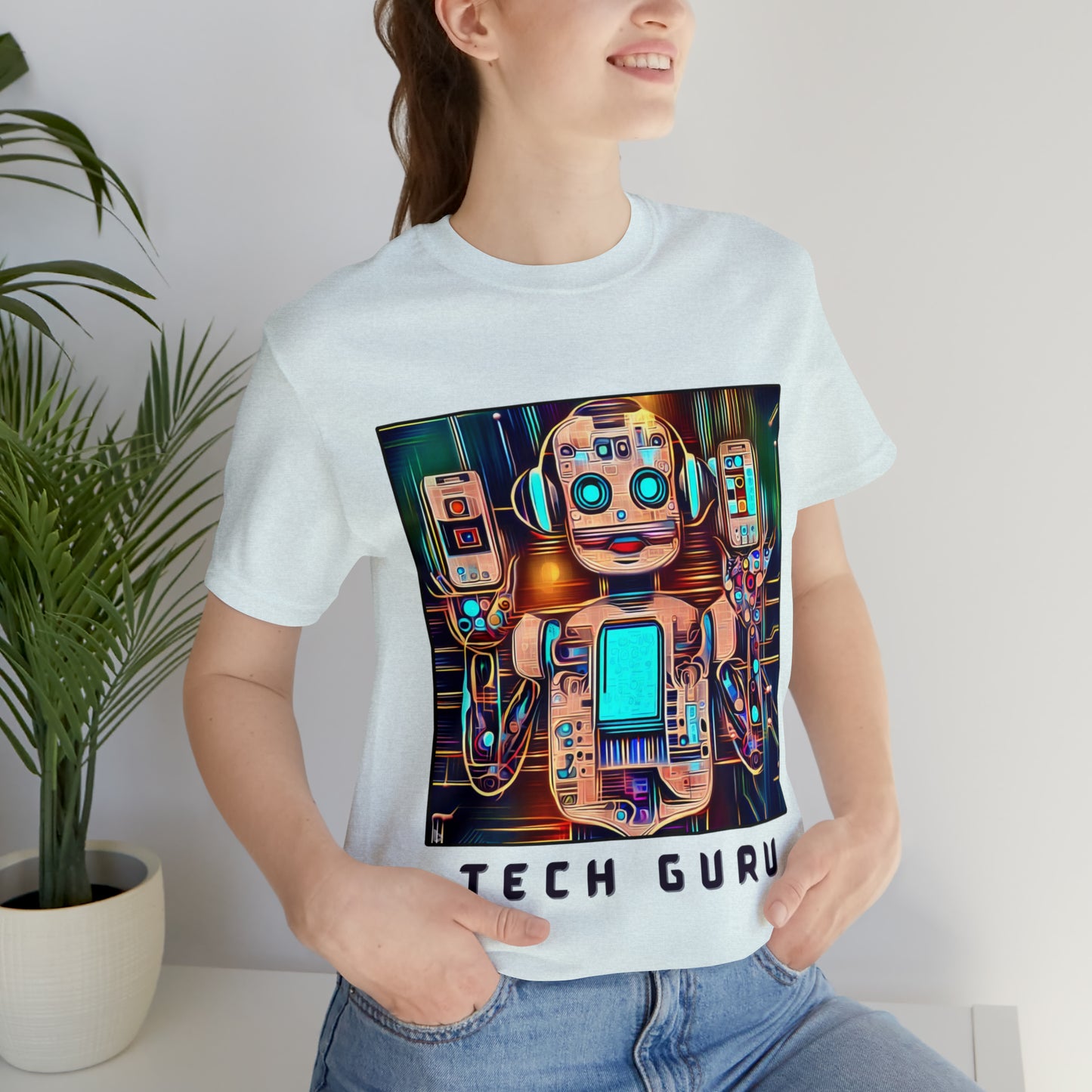 Digital Savvy: Tech Guru Unisex Tee | Electronics Enthusiast T-Shirts