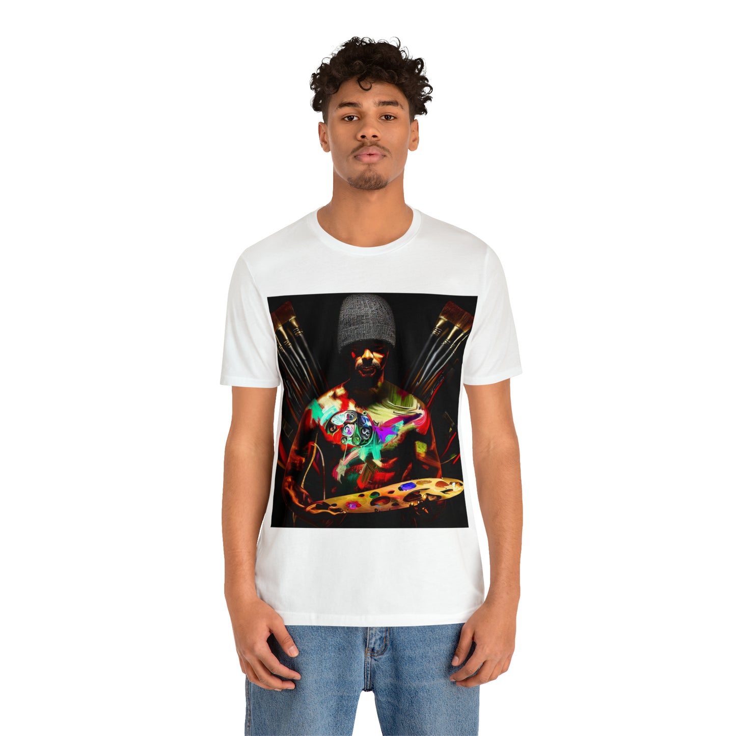 Brushstrokes of Passion: Artistic Soul Unisex Tee | Creative Essence T-Shirts