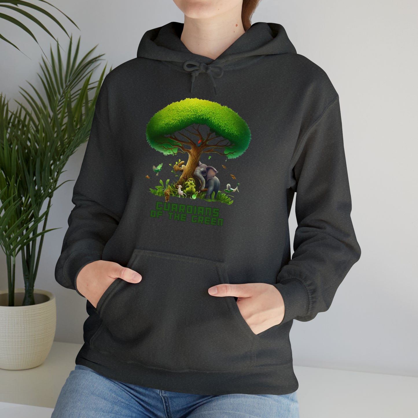 Guardians of the Green: Nature Nurturer Unisex Hoodie | Wildlife Harmony Hoodies