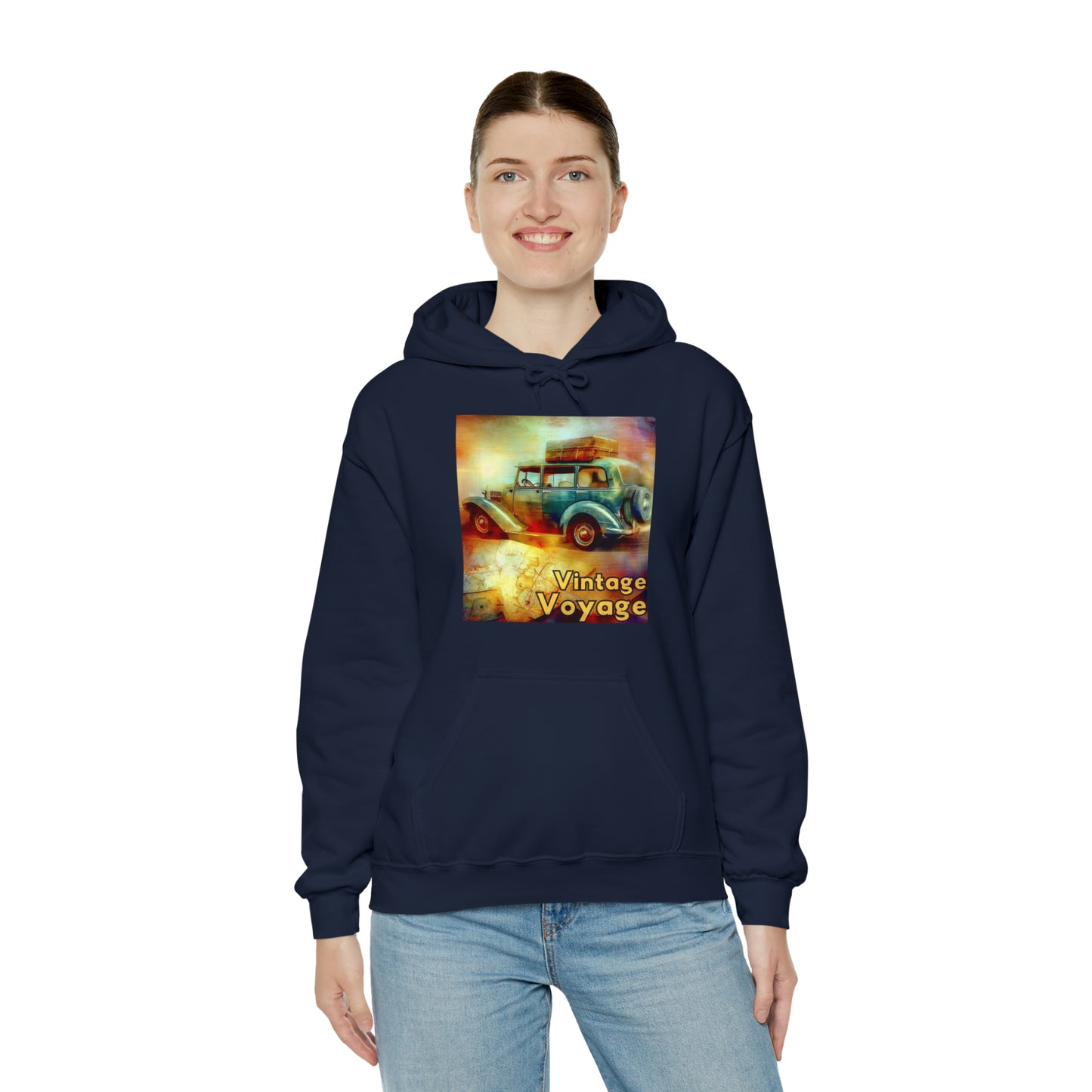 Vintage Voyage: Retro Roadtrip Unisex Hoodie | Classic Adventure Hoodies