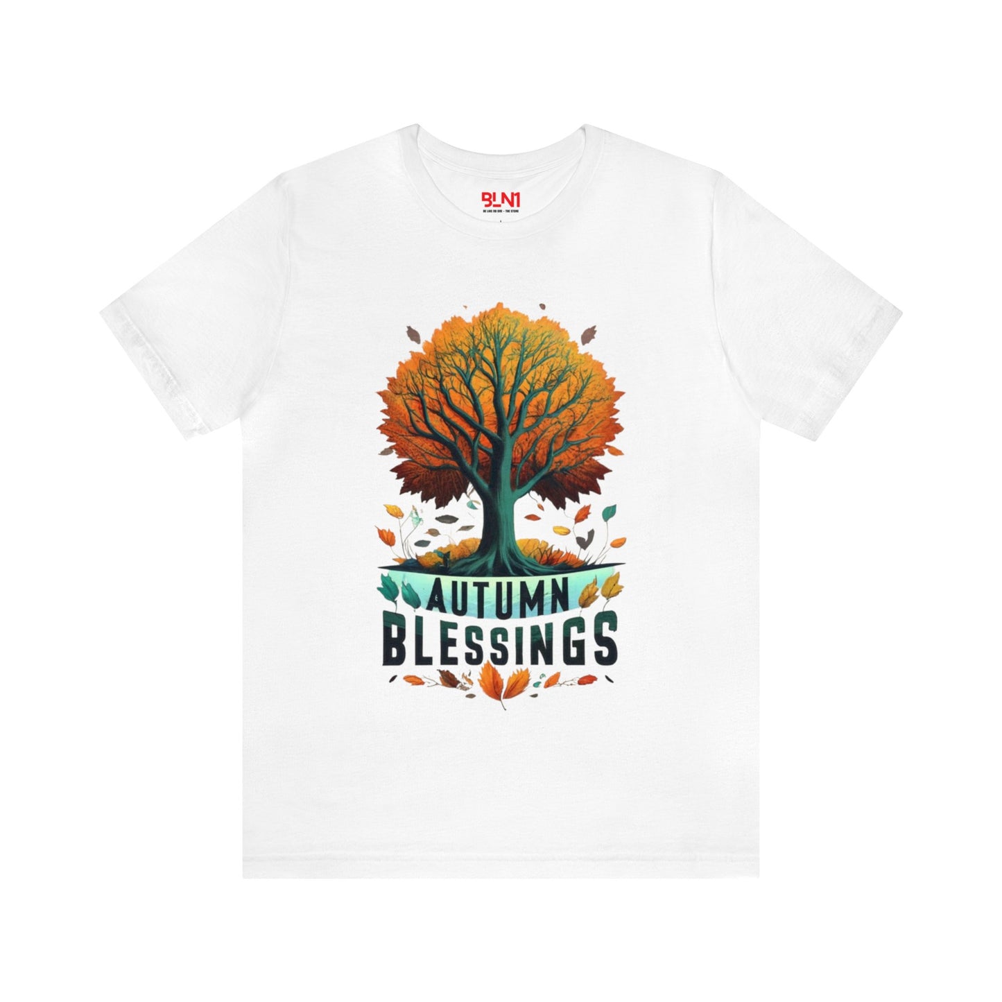 Autumn Blessings: Fall Foliage Unisex Tee | Harvest Serenity T-Shirts by Be Like No One (BLN1) - The Store