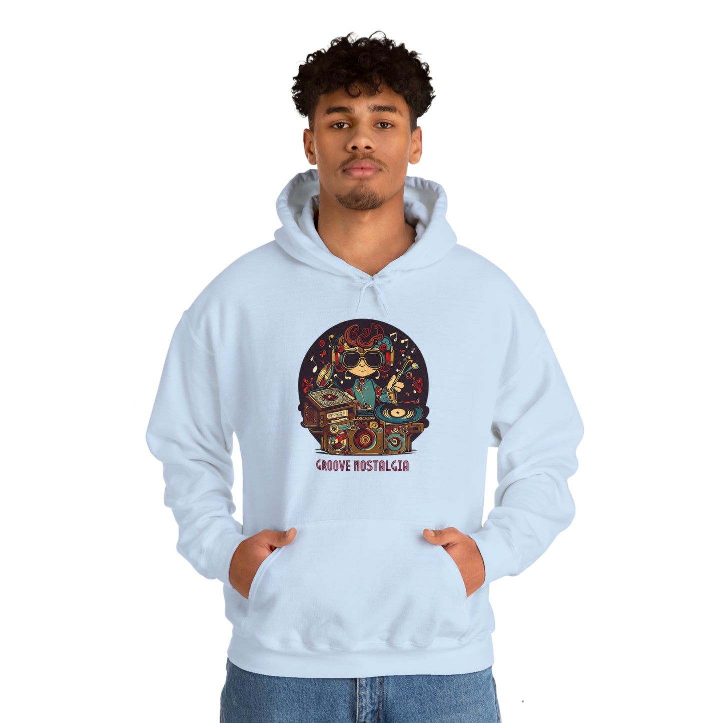 Groove Nostalgia: Vintage Vinyl Lover Unisex Hoodie | Retro Rhythms Hoodies