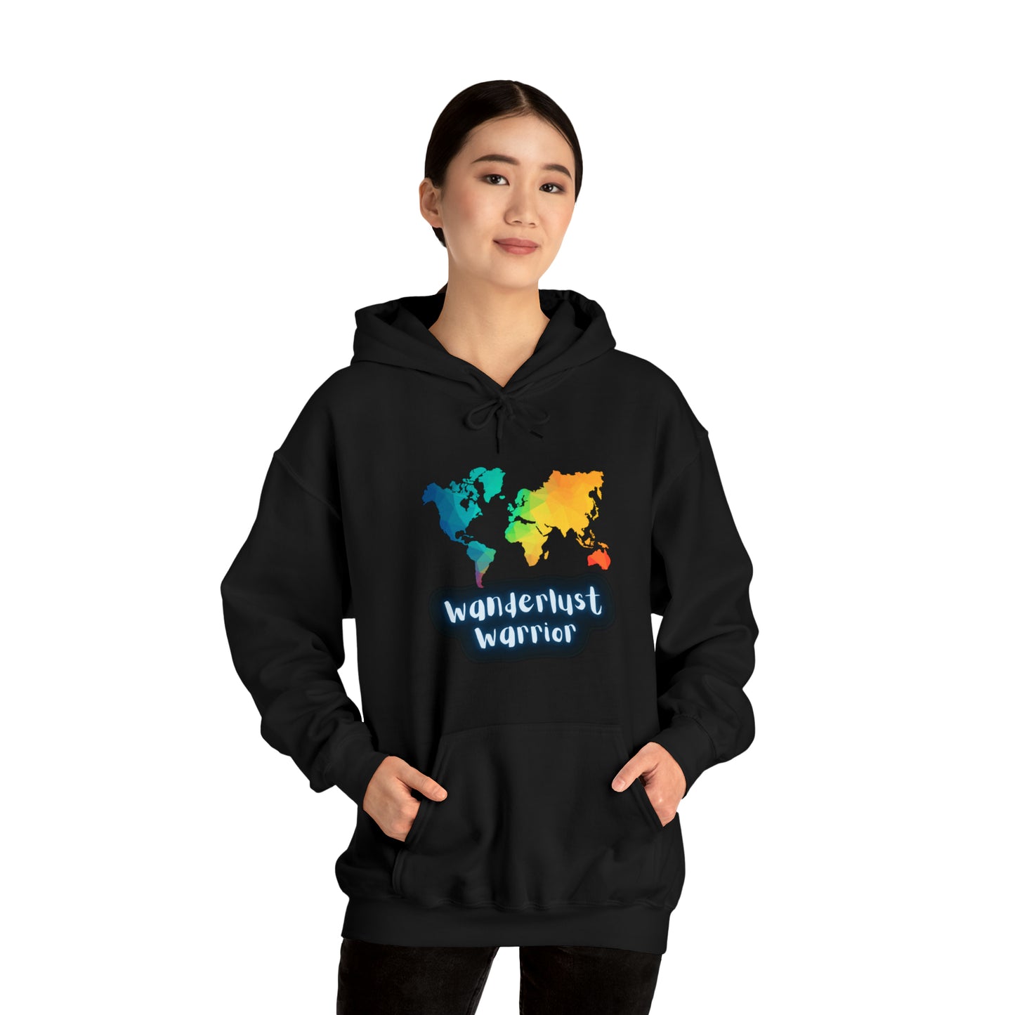 Explore, Wander, Conquer: Wanderlust Warrior Hoodie | Roaming Free Hoodies