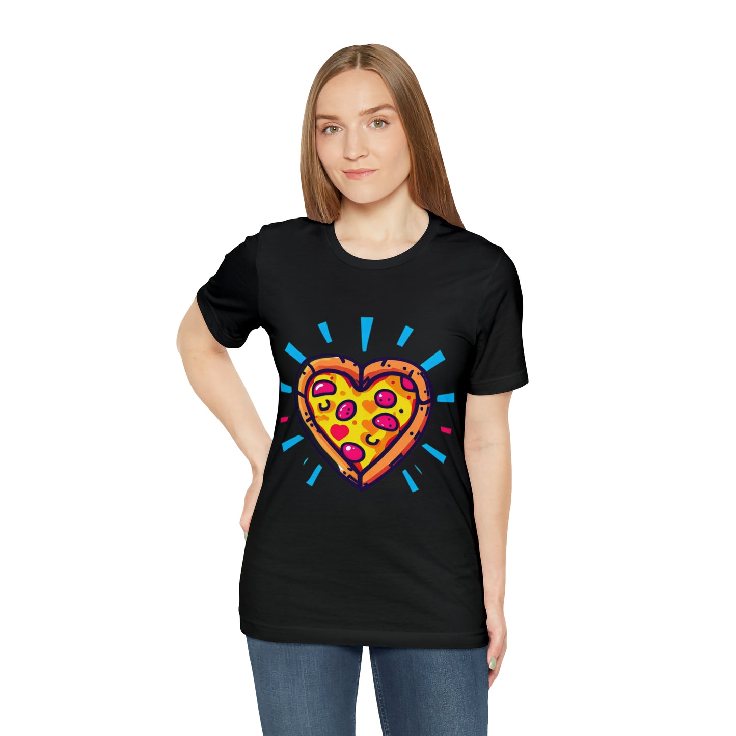 Slice of Love: Pizza My Heart Unisex Tee | Pizza Passion T-Shirts