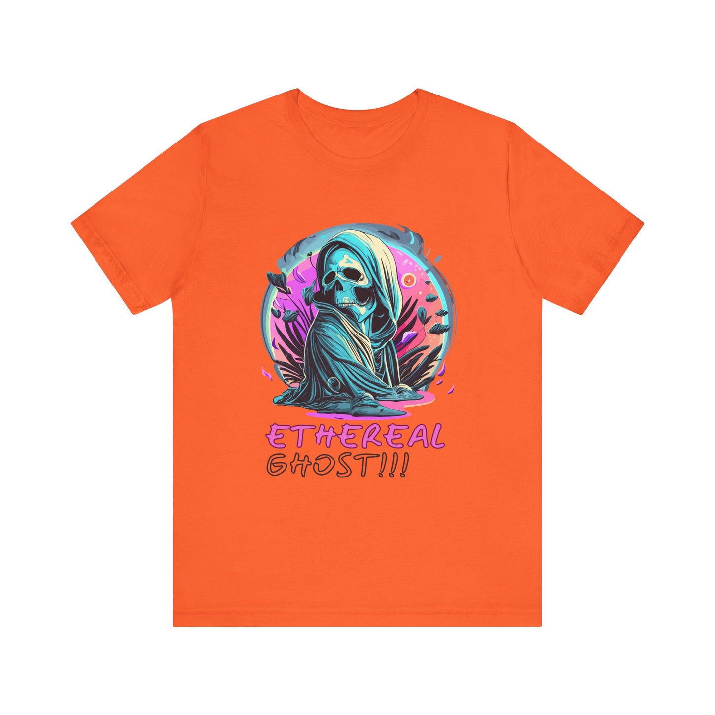 Ghostly Apparition: Abstract Haunting T-Shirt | Ethereal Glow | Halloween Vibes Tee