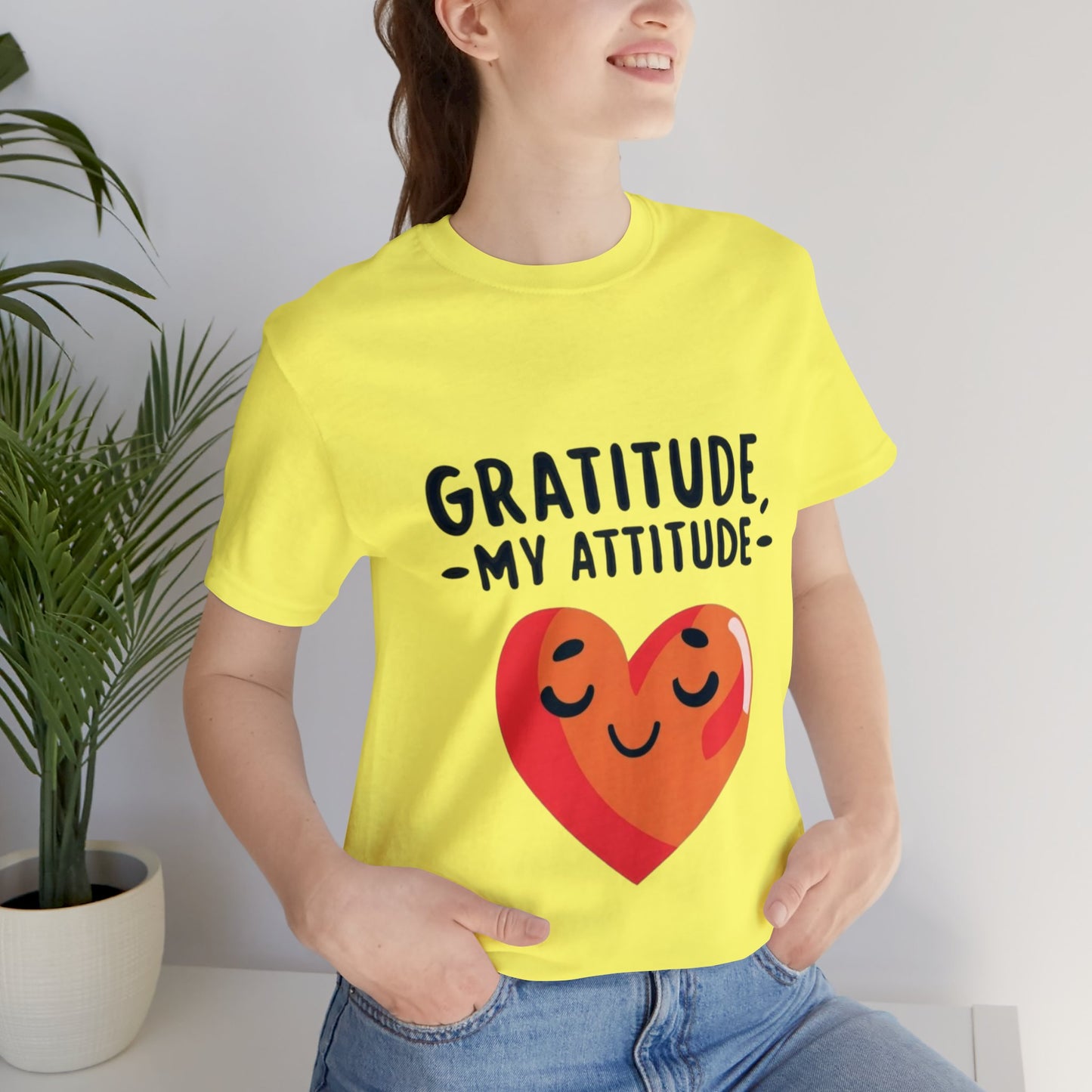 Gratitude Attitude: Thankful Hearts Unisex Tee | Serene Thanksgiving T-Shirts by Be Like No One (BLN1) - The Store