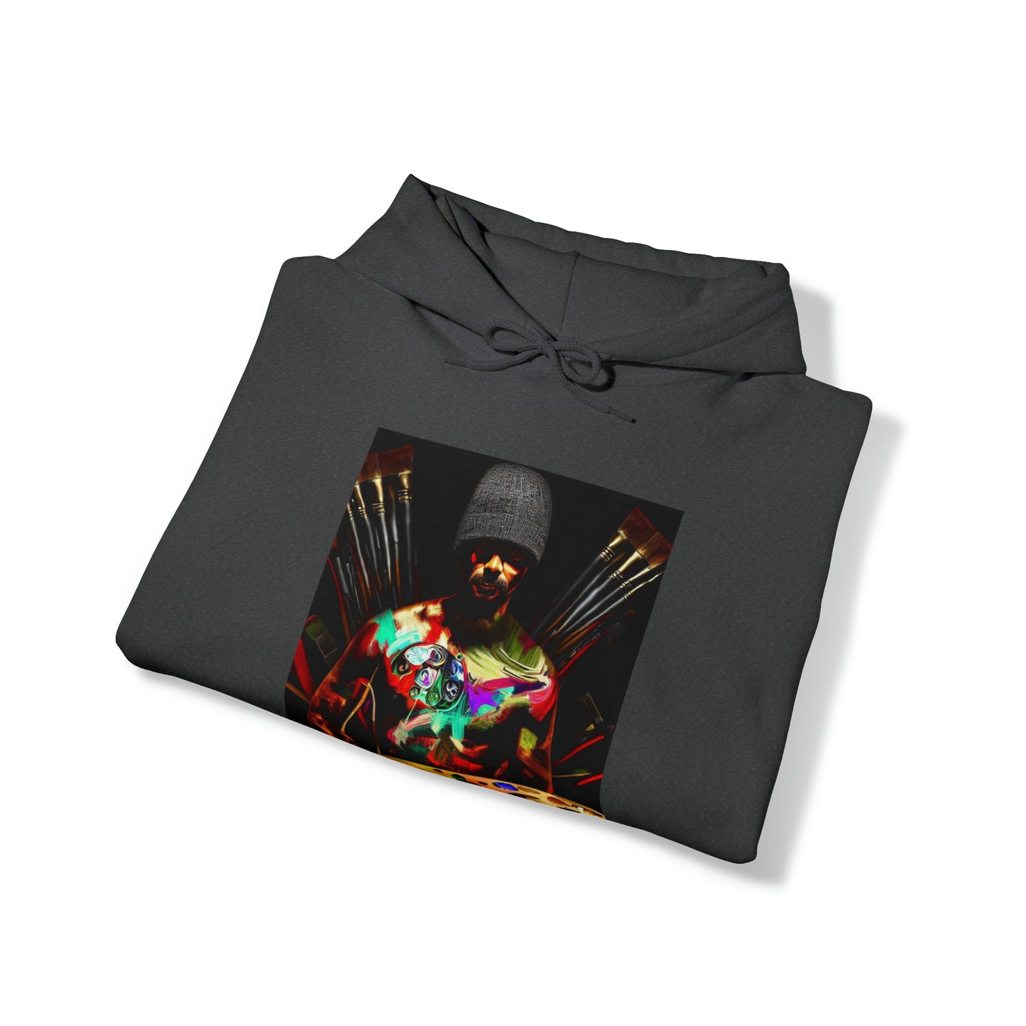 Brushstrokes of Passion: Artistic Soul Unisex Hoodie | Creative Essence Hoodies