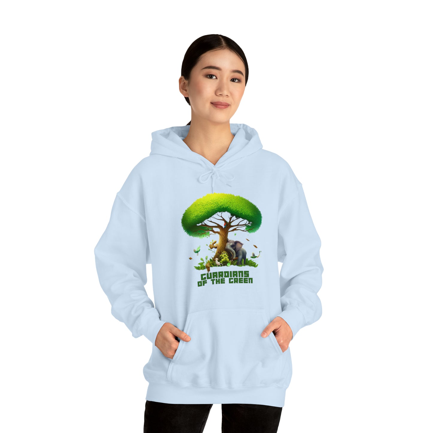 Guardians of the Green: Nature Nurturer Unisex Hoodie | Wildlife Harmony Hoodies