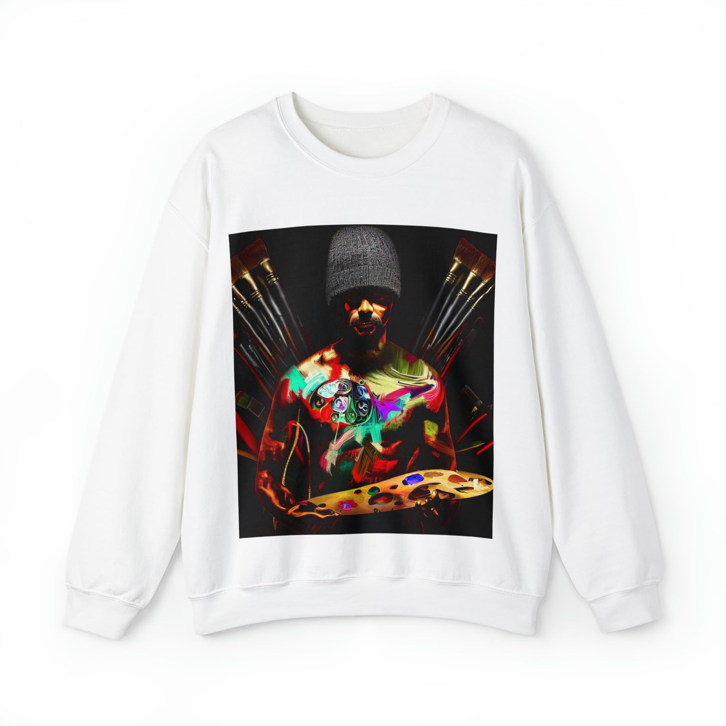 Brushstrokes of Passion Sweatshirt | Artistic Soul Unisex Sweatshirt