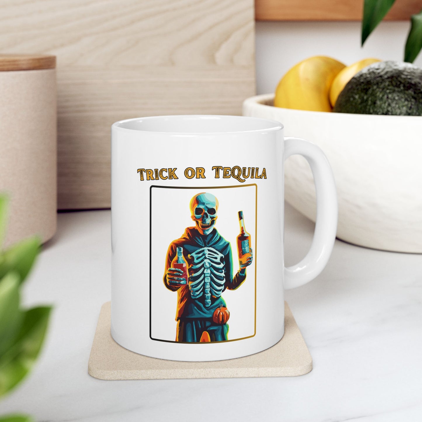 Trick Or Tequila Mug, Be Like No One (BLN1) Mugs, Ceramic Mug 11oz