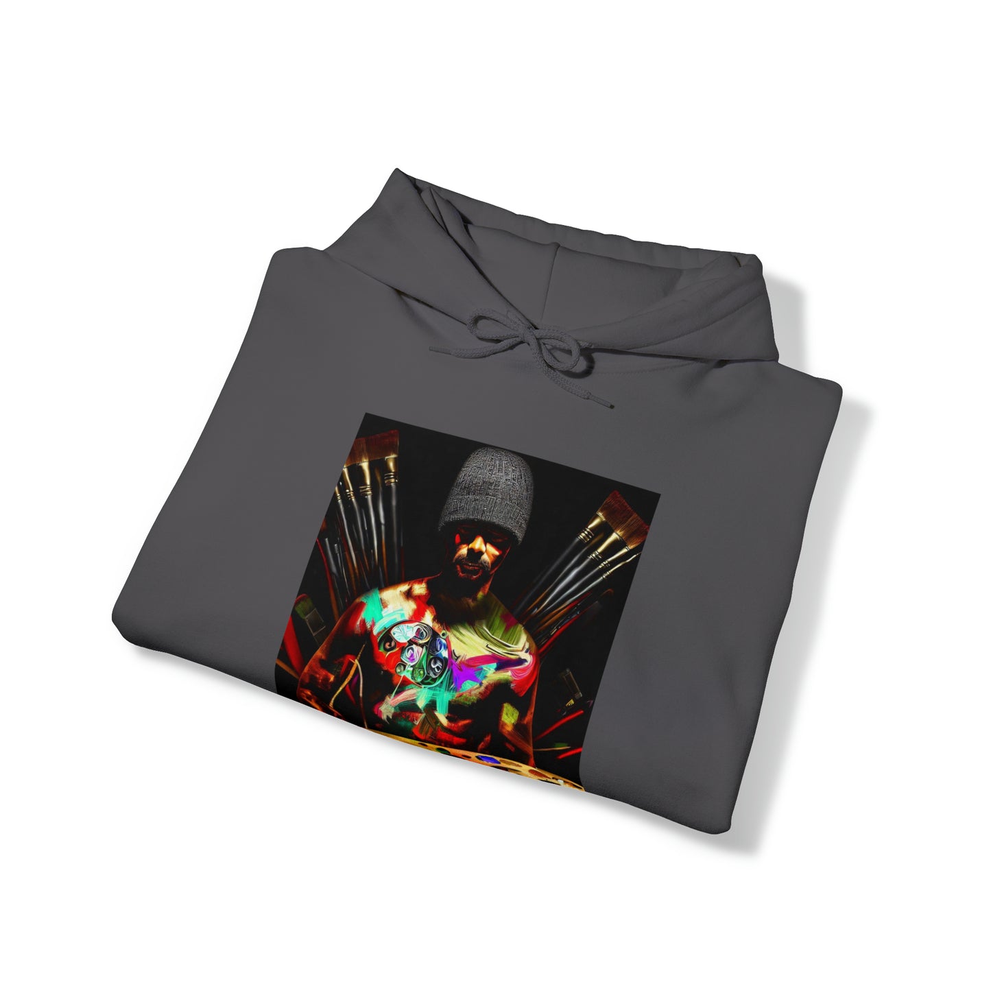 Brushstrokes of Passion: Artistic Soul Unisex Hoodie | Creative Essence Hoodies