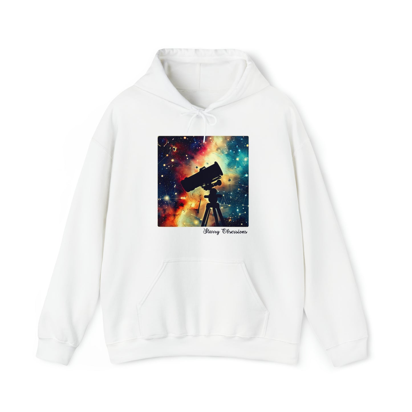 Starry Obsessions: Astronomy Enthusiast Unisex Hoodie | Galactic Explorer Hoodies