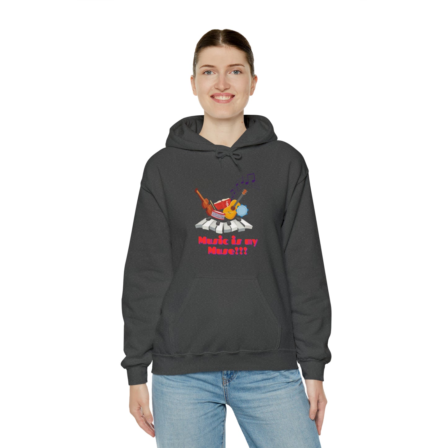 Harmonize with Melodic Magic: Music is my Muse Hoodie | Melodic Magic Hoodies