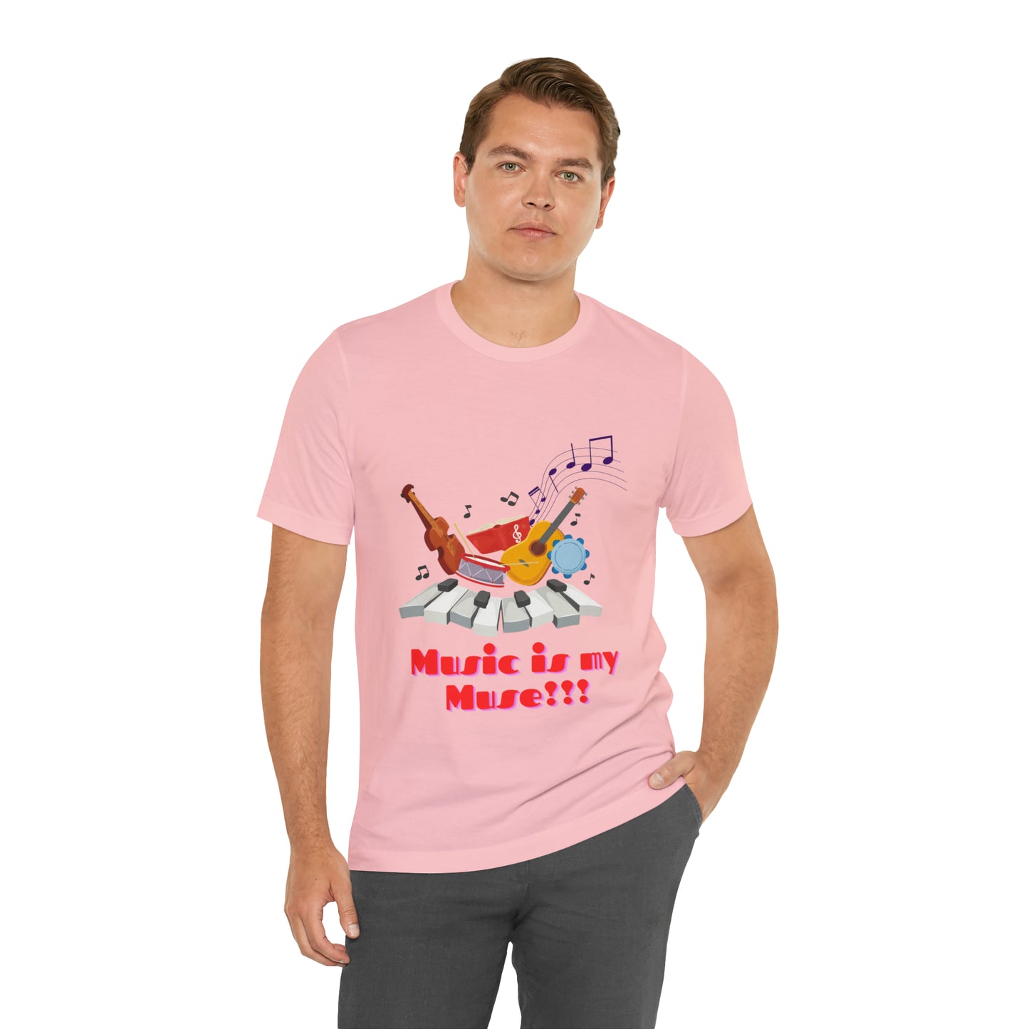 Harmonious Inspiration: Music is my Muse Unisex Tee | Melodic Magic T-Shirts