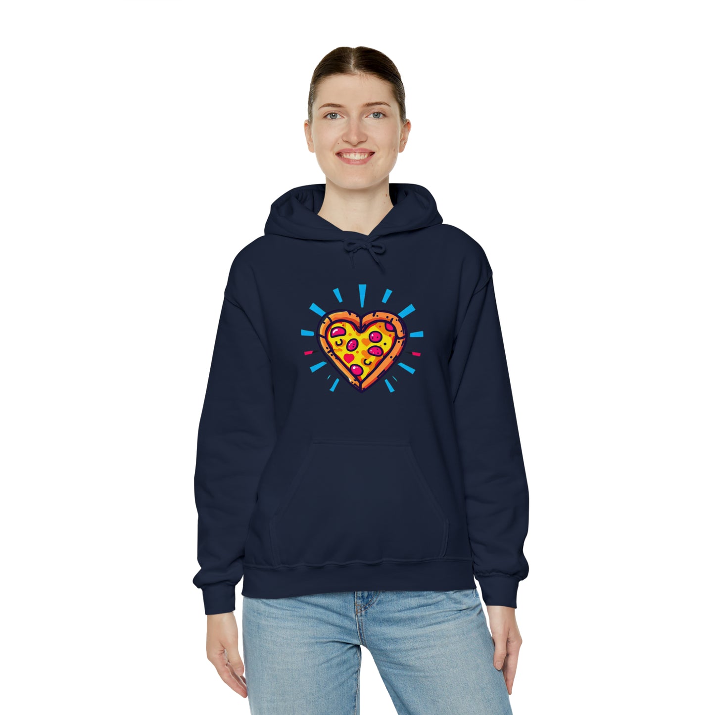 Slice of Love: Pizza My Heart Unisex Hoodie | Pizza Passion Hoodies