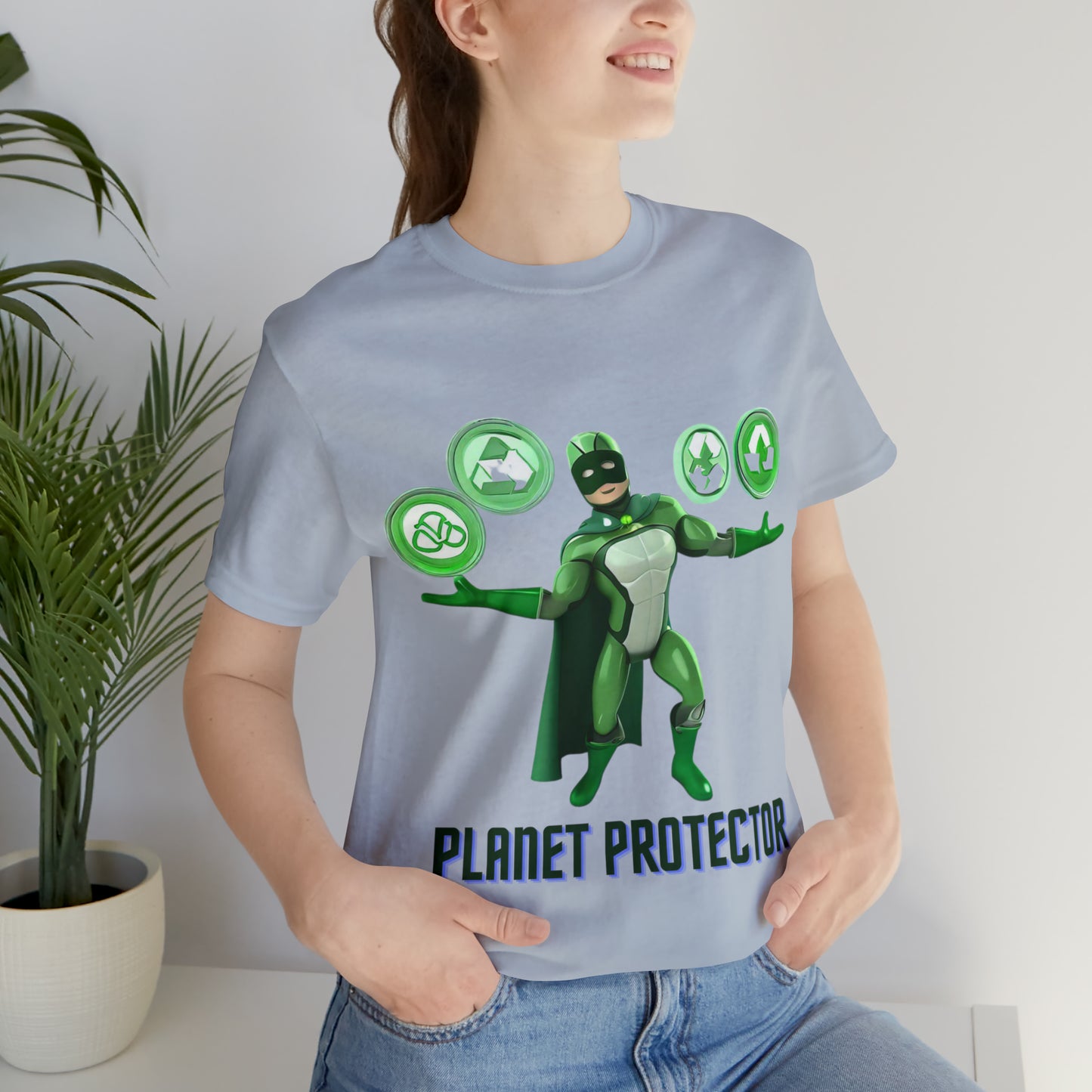 Earth's Guardian: Sustainable Superhero Unisex Tee | Champion of Sustainability T-Shirts