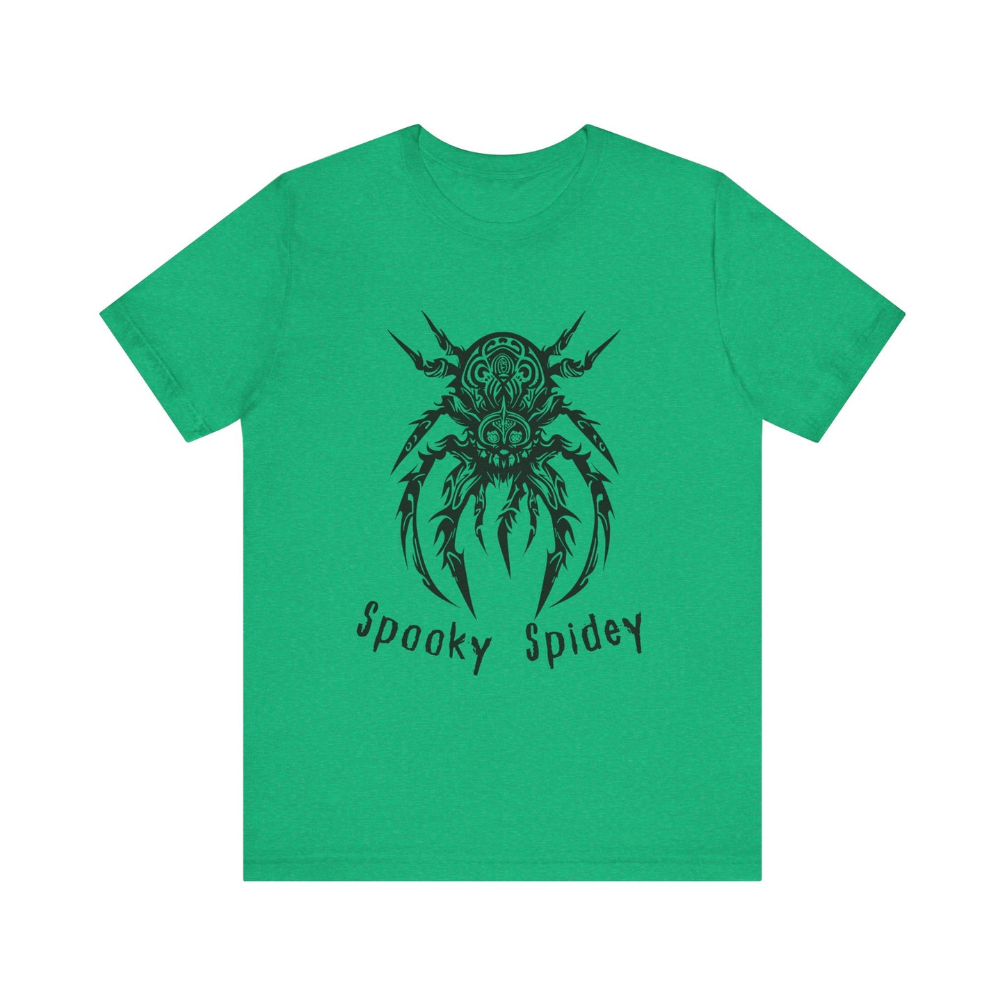 Foreboding Creepy Spider: Tribal Design T-Shirt | Halloween Vibes Tee