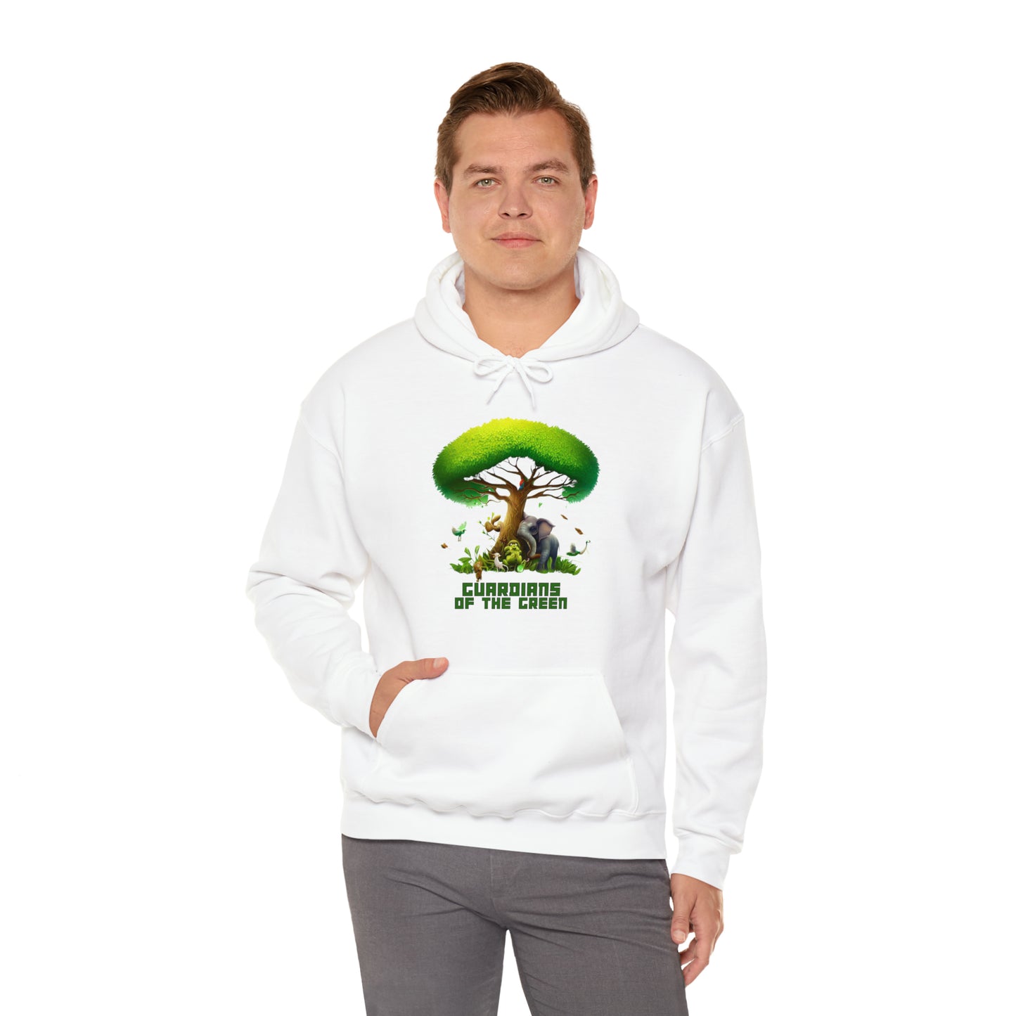 Guardians of the Green: Nature Nurturer Unisex Hoodie | Wildlife Harmony Hoodies