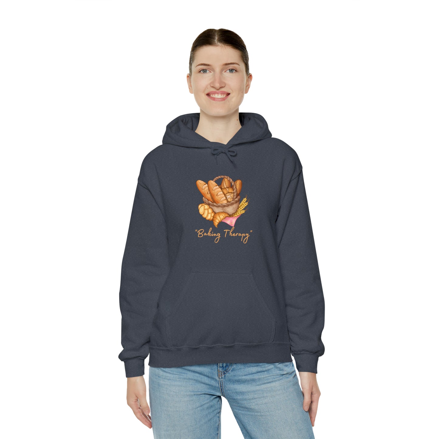 Baking Therapy Unleashed: Bake Away Stress Hoodie | Whisking Serenity Hoodies