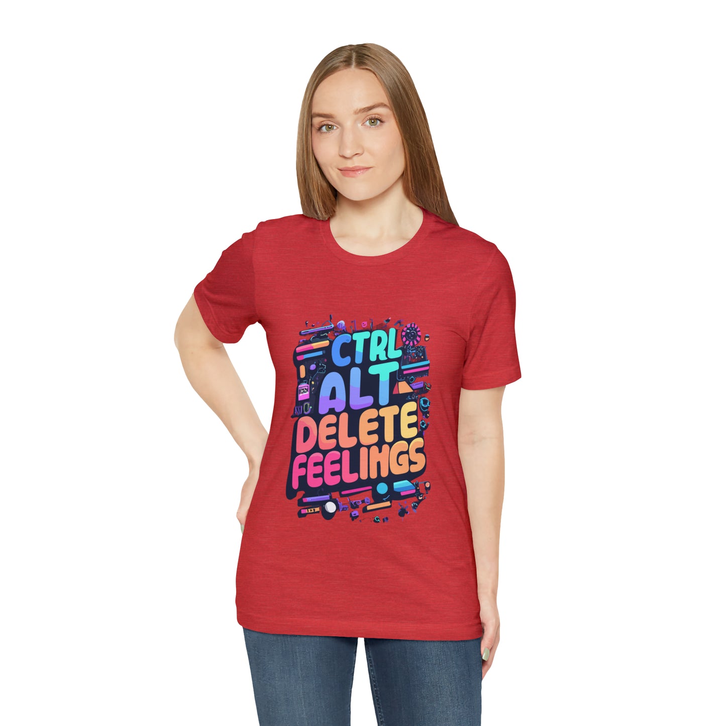 Ctrl+Alt+Delete Feelings: Embrace Emojis on This Tee! | Be Like No One(BLN1) T-Shirts