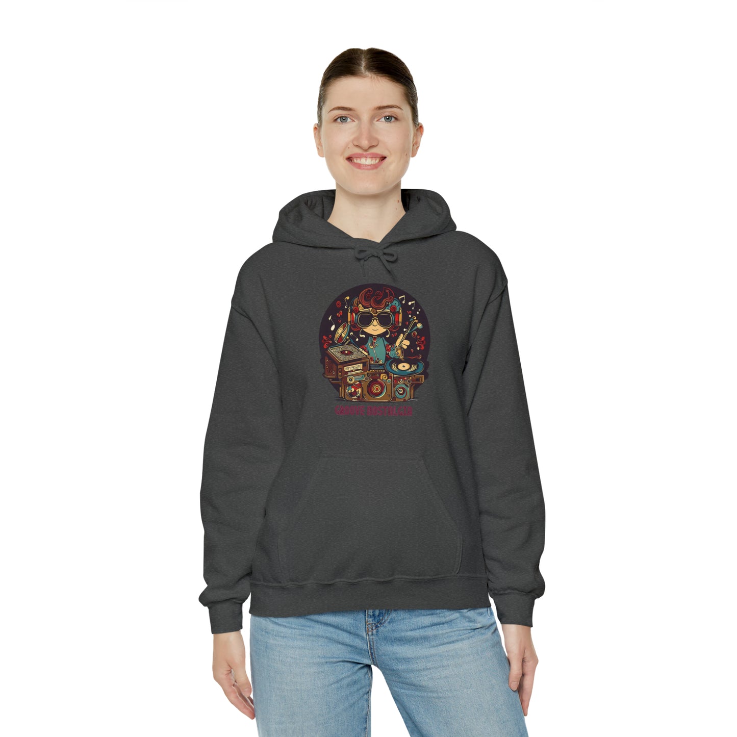 Groove Nostalgia: Vintage Vinyl Lover Unisex Hoodie | Retro Rhythms Hoodies