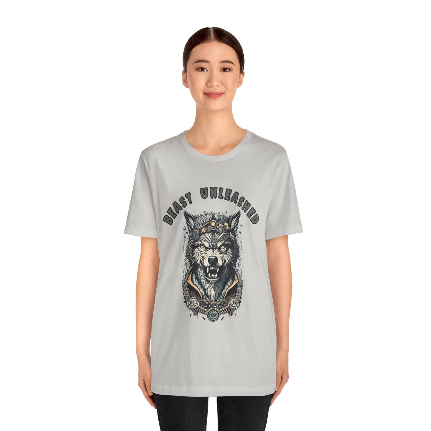 Dramatic Werewolf Transformation: Unleash the Beast T-Shirt | Halloween Vibes Tee