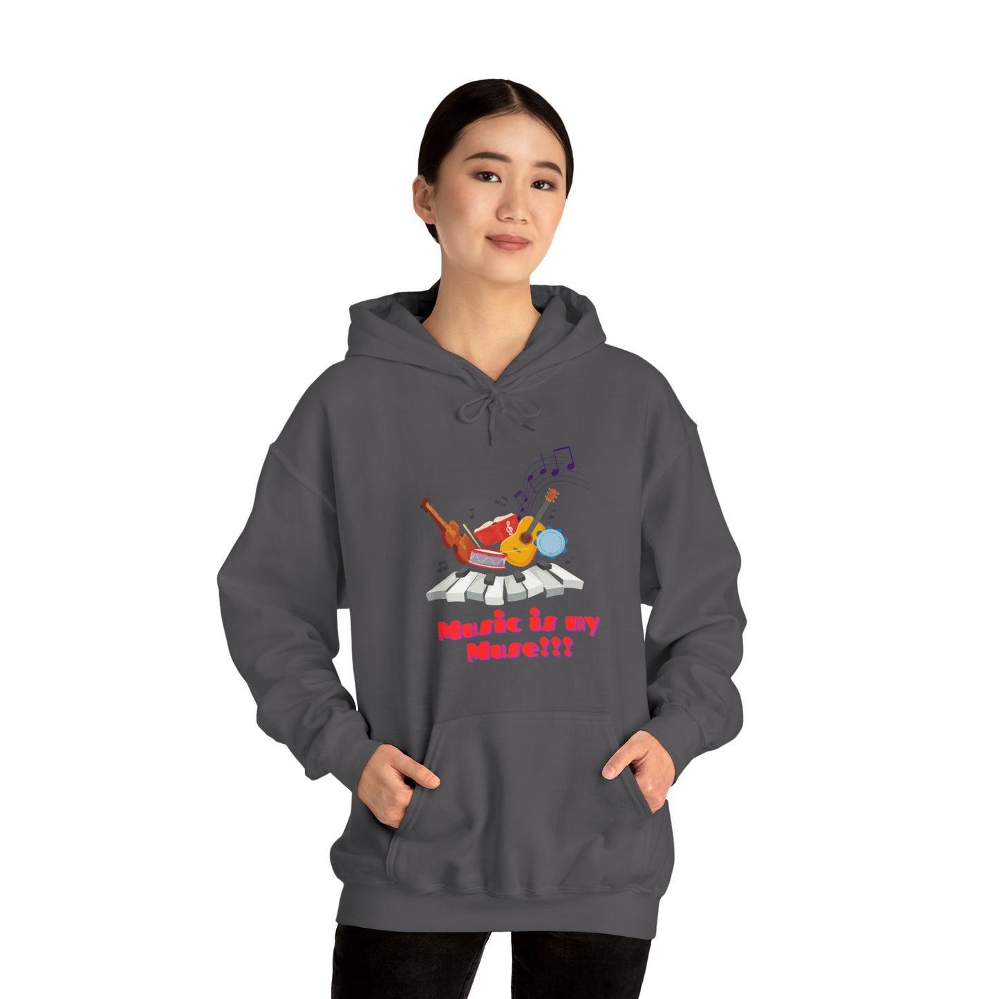 Harmonize with Melodic Magic: Music is my Muse Hoodie | Melodic Magic Hoodies