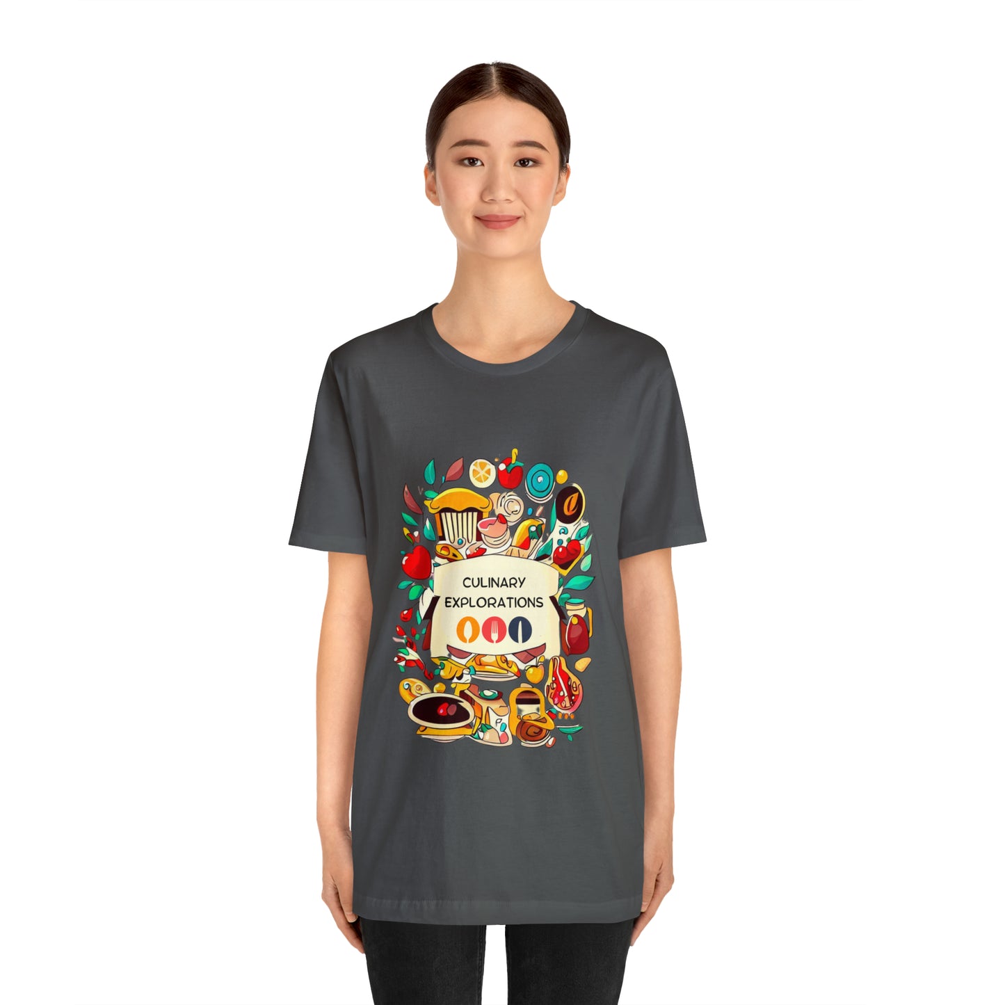 Culinary Explorations: Foodie Adventures Unisex Tee | Gourmet Journeys T-Shirts