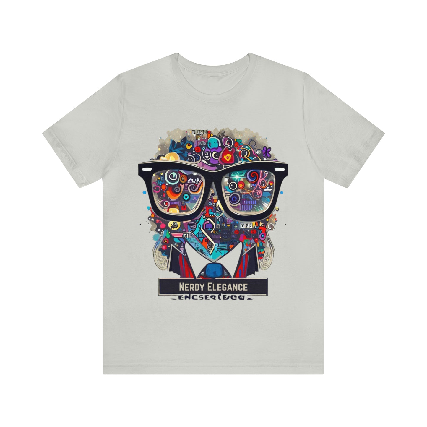 Nerd Elegance: Geek Chic Unisex Tee with Assorted Icon | Smart Style T-Shirts