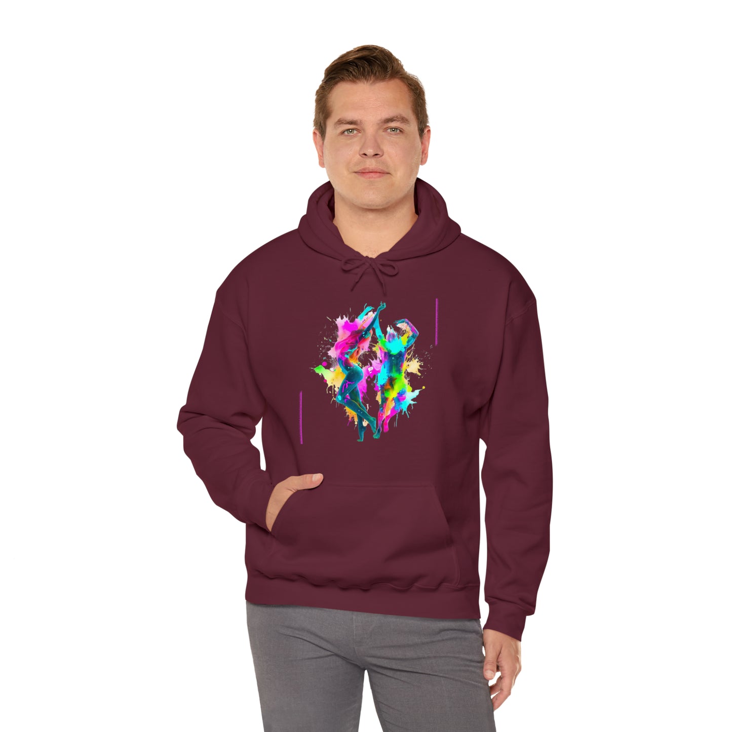 Artistic Anarchy: Creative Chaos Unisex Hoodie | Colorful Chaos Hoodies