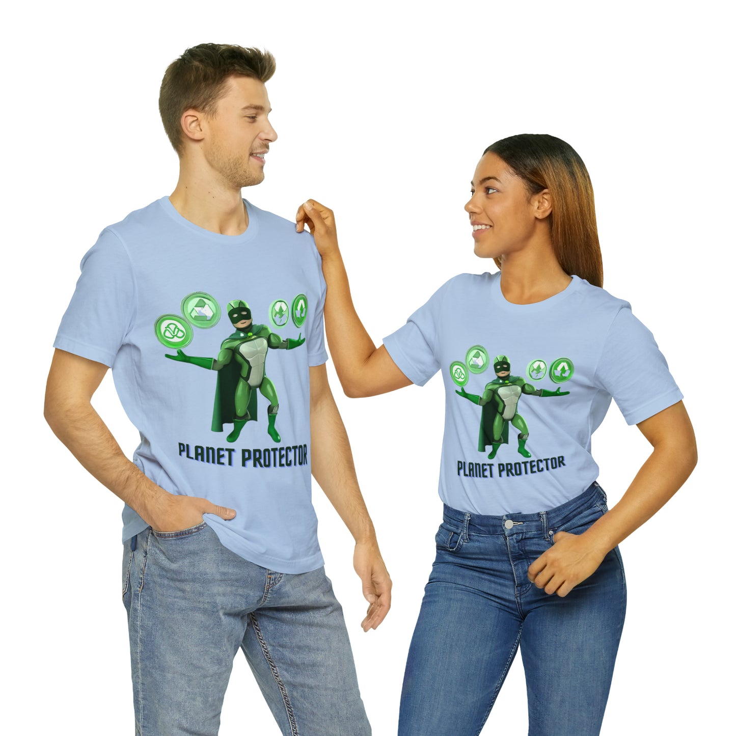 Earth's Guardian: Sustainable Superhero Unisex Tee | Champion of Sustainability T-Shirts