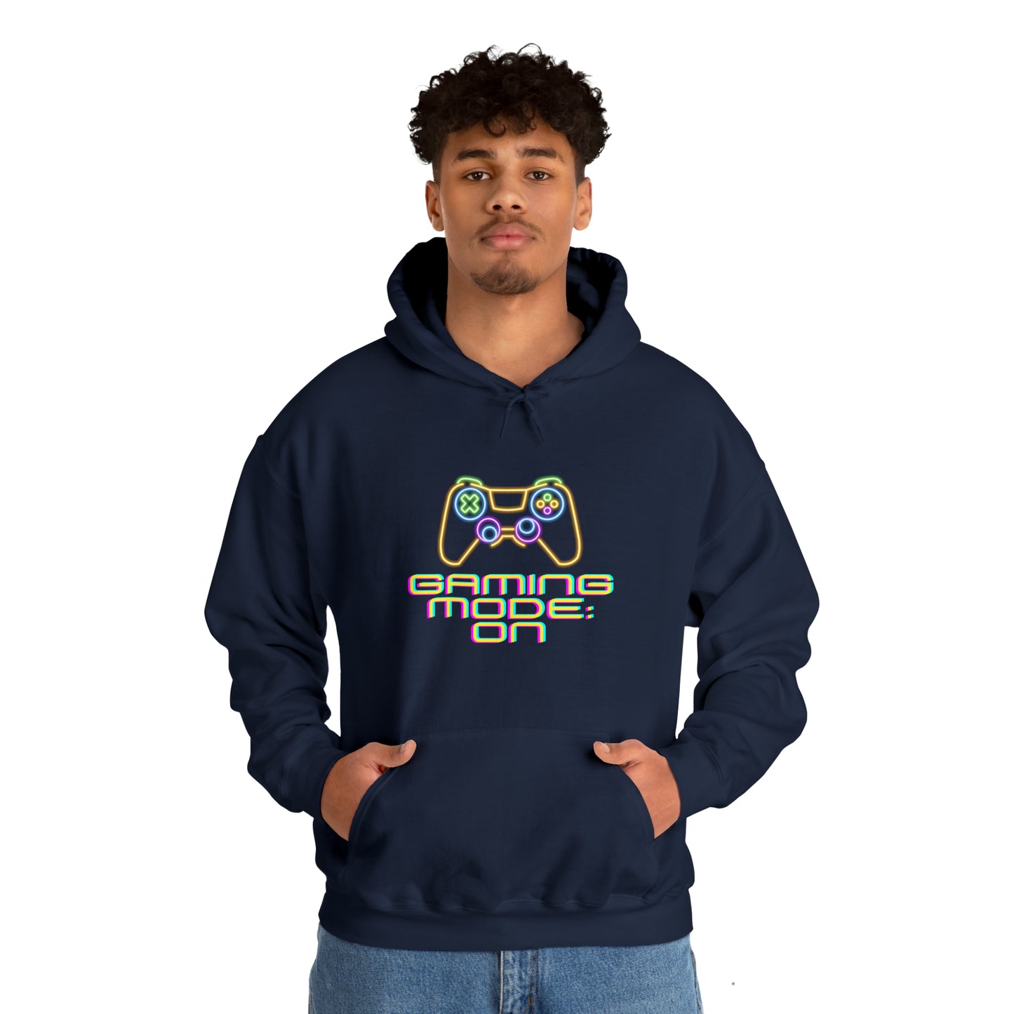 Pixel Power Activated: Gaming Mode ON Hoodie | Level Up Hoodies