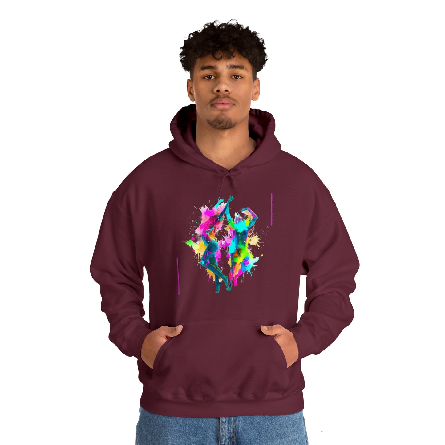 Artistic Anarchy: Creative Chaos Unisex Hoodie | Colorful Chaos Hoodies