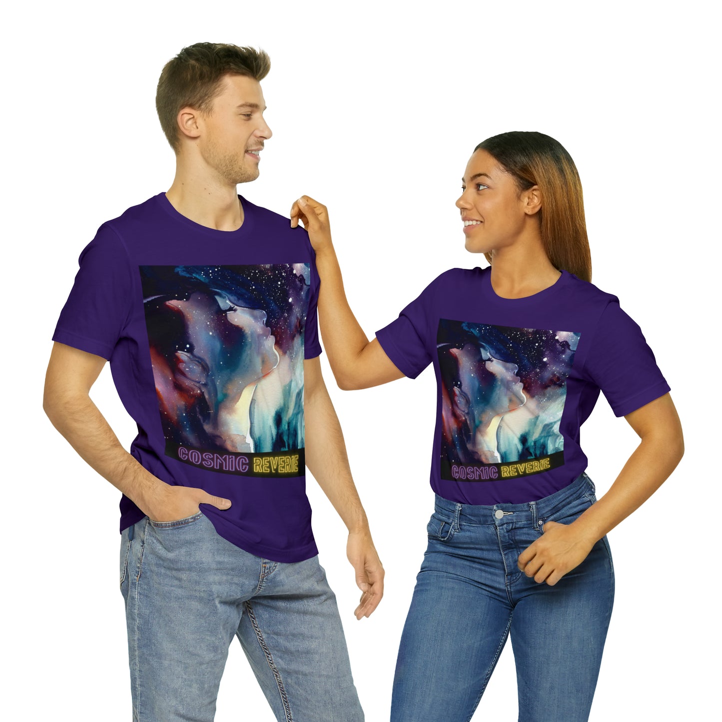 Cosmic Reverie: Galactic Dreamer Unisex Tee | Starry Journeys T-Shirts