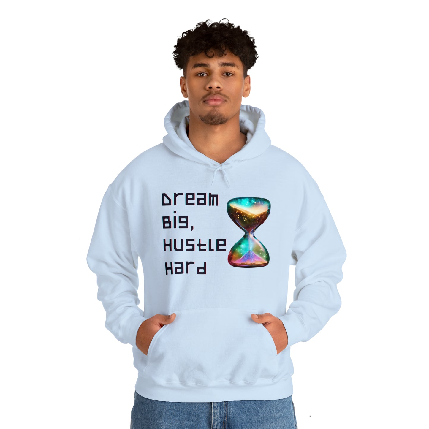 Achieve and Conquer: Dream Big, Hustle Hard Unisex Hoodie | Success Journey Hoodies